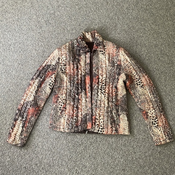 UbU Puff Animal Print REVERSIBLE Jacket - Picture 2 of 4
